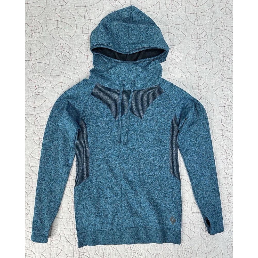 Black Diamond Crux Hoody Slim Athletic Stretch Blue Anthracite / Women's Small